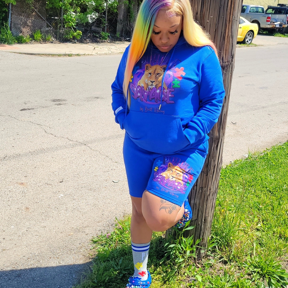 Autism Awareness Unisex Hoodie W Short Set